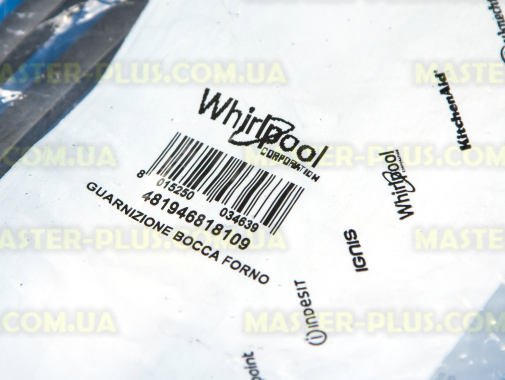 Ущільнювальна гума дверки духовки Whirlpool 481946818109 для плити та духовки