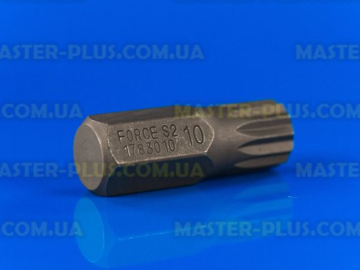 Бита spline M10 под адаптер 10мм Force 1783010
