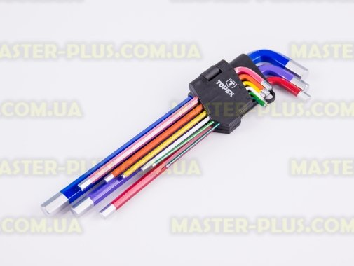 Шестигранники 1.5-10мм, набор 9шт TOPEX 35D966