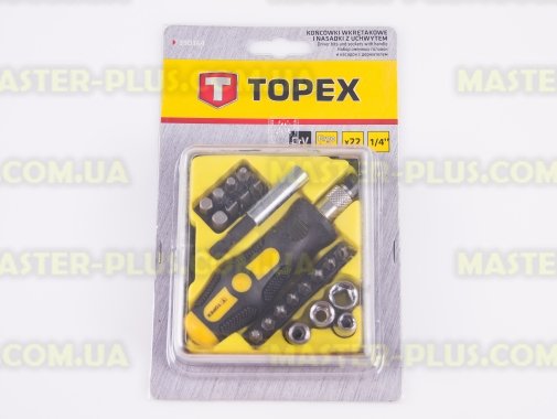 Набір головок і біт з тримачем 22 шт TOPEX 39D364
