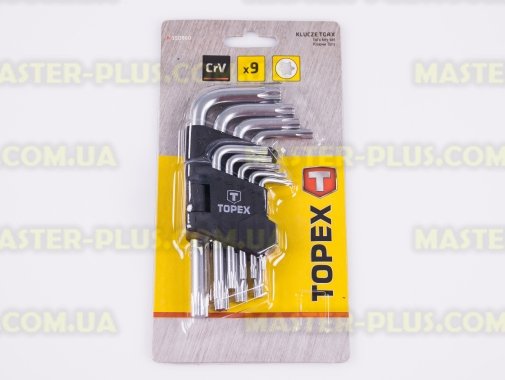 Звездообразные ключи Torx T10-T50, набор 9шт TOPEX 35D960