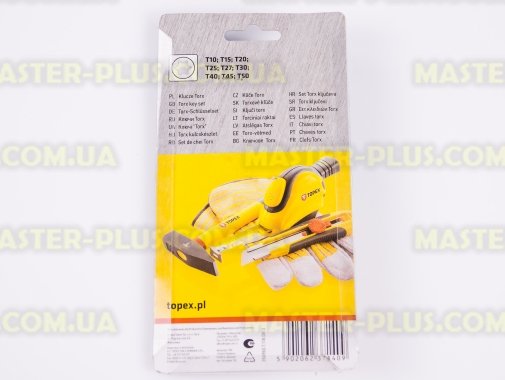 Звездообразные ключи Torx T10-T50, набор 9шт TOPEX 35D960
