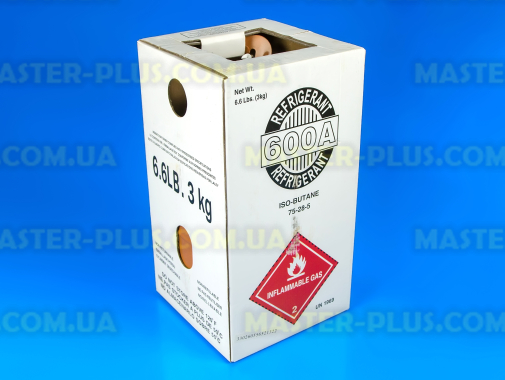 Фреон R600a (балон 3кг) Refrigerant для холодильника