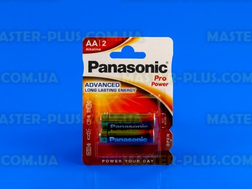 Батарейка Panasonic Pro Power AA BLI 2шт Alkaline (LR6XEG/2BP) 