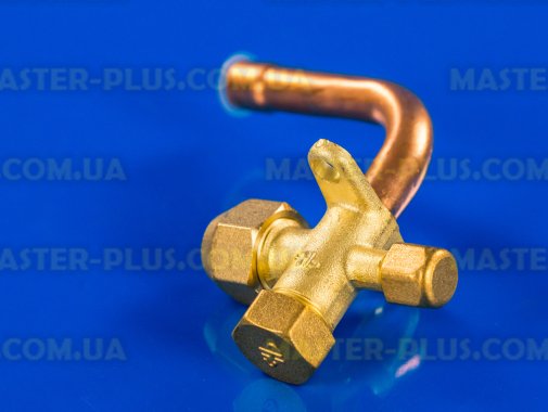 Кран сервисный (порт) 1/2&quot; угловой для кондиционера