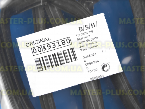 Ущільнювальна резина дверцят духовки Bosch 493180 для плити та духовки