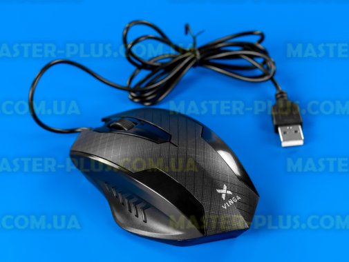 Мышка Vinga MS-220 black для компьютера