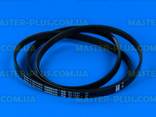 Ремінь 1233 J4 EL «Optibelt» чорний для пральної машини