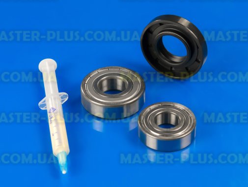 Комплект подшипников SKF и сальник для стиральной машины Samsung (203 + 204 + 25-50.55-10/12 + Смазка) для стиральной машины