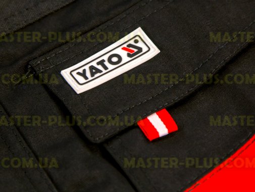 Куртка рабочая черно-красная (L) Yato YT-8022