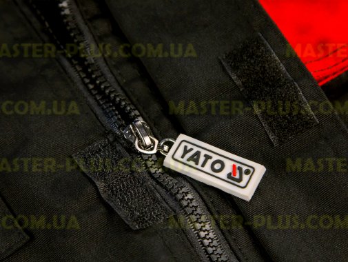 Куртка рабочая черно-красная (L) Yato YT-8022