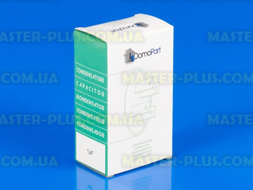 Конденсатор високовольтний DomoPart 1 mf 2100V для мікрохвильової печі
