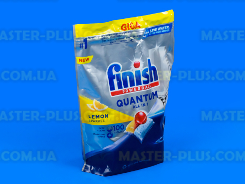 Капсулы для посудомоечных машин FINISH Quantum All in 1 Lemon 100шт