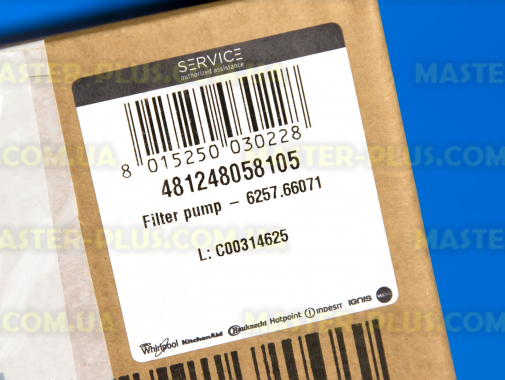 Корпус насоса з фільтром в зборі Whirlpool 481248058105 Original для пральної машини