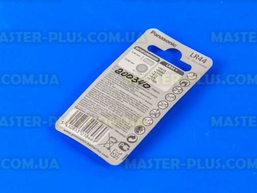 Батарейка Panasonic LR44 Micro Alkaline 2шт (LR-44EL/2B) 