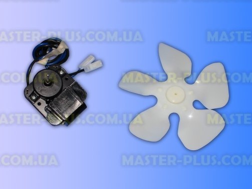 Мотор вентилятора обдува в сборе с крыльчаткой Indesit C00174705 для холодильника