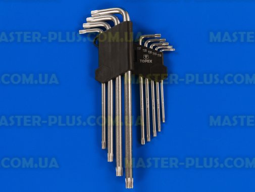 Зіркоподібні ключі Torx T10-T50, набір 9 шт TOPEX 35D961
