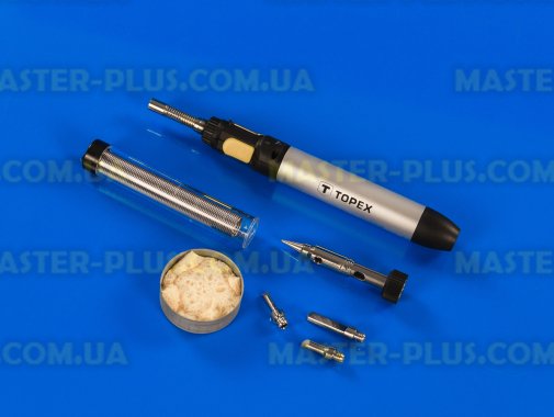 Паяльник газовый 12мл TOPEX 44E108 с насадками