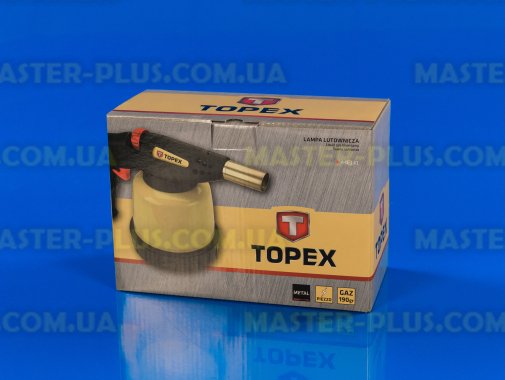Газовая горелка-паяльник 1900w c пьезоподжигом TOPEX 44E141