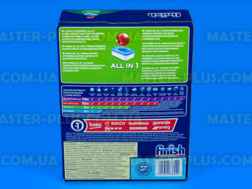 Капсули для посудомийної машини Finish All in 1 Original 66шт