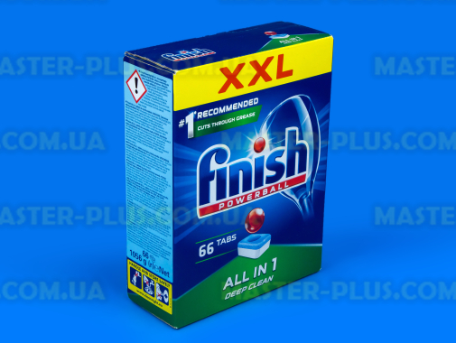 Капсули для посудомийної машини Finish All in 1 Original 66шт