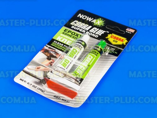 Епоксидний клей прозорий NOWAX SUPER BOND