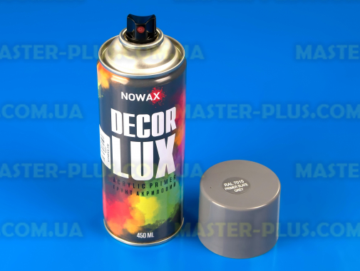 Грунт акриловый серый (7015) NOWAX Decor Lux 450мл