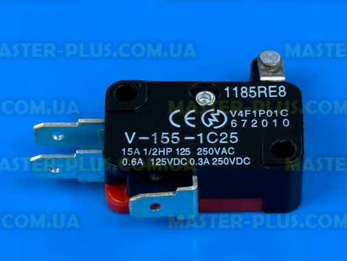 Кінцевий вимикач з планкою і роликом V-155-1C25