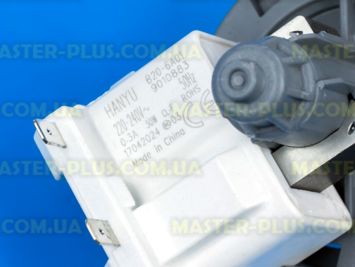 Насос (помпа) 30W на 8 засувках клеми ззаду окремо HANYU B20-6AC для пральної машини