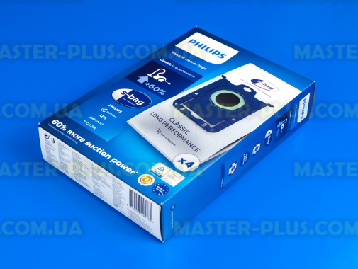 Набір мішків мікроволокно Philips FC8021 / 03 для серії S-BAG Classic Long Performance 883802103010 для пилососа