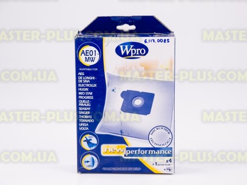 Мішок-пилозбірник для пилососа AE01-MW WPRO 481281718608 для пилососа