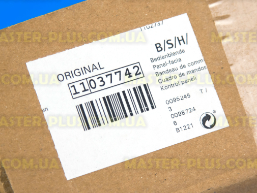 Передняя панель управления Bosch Siemens 11037742 для плиты и духовки