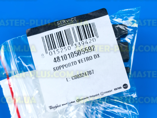 Держатель стекла правый Whirlpool 481010505592 для плиты и духовки