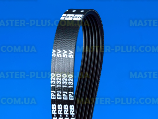 Ремінь 1320 J6 EL «Optibelt» чорний для пральної машини