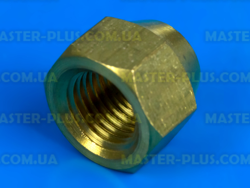 Гайка латунная 1/4&quot; под трубку 1/4&quot; (6,35мм) для кондиционера