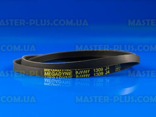 Ремінь 1309 J4 «Megadyne» чорний для пральної машини