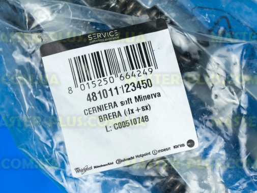 Навес (петля) дверки Whirlpool 481011123450 для плиты и духовки