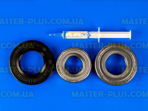 Комплект подшипников SKF и сальник стиральной машины LG (205 + 206 + 37-66-9,5/12 + Смазка) для стиральной машины
