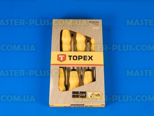 Набор ударных отверток, 6шт TOPEX 39D504