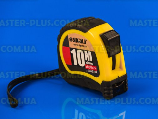 Рулетка 10м (25мм) Shiftlock Sigma 3815101