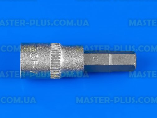 

Головка торцевая 1/4" с насадкой HEX 6мм Yato YT-04373