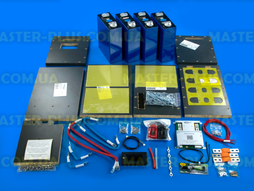 Комплект для сборки LiFePO4 4S 314Ah (EVE + JK BMS 200A + LCD)