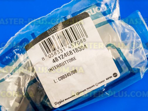 Кнопка включения света Whirlpool 481246818394 для холодильника