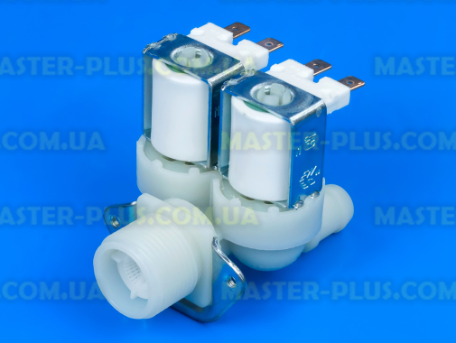 Клапан 2/180 з товстими виходами для пральної машини