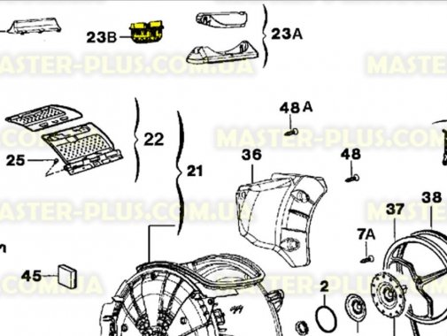 Фильтр сбора мусора Zanussi 1469077000 Original  для стиральной машины