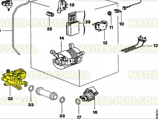 Насос (помпа) поливочный Zanussi Electrolux 1246989402 Original для стиральной машины