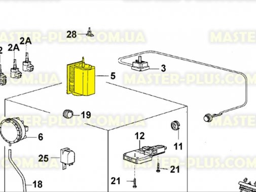 Програматор (селектор програм) Electrolux Zanussi 1322095116 Original для пральної машини