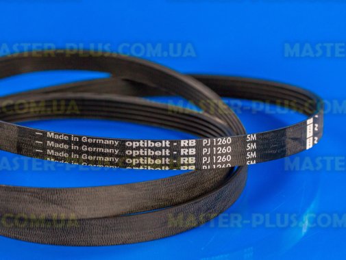 Ремень 1260 J5 «Optibelt» черный для стиральной машины