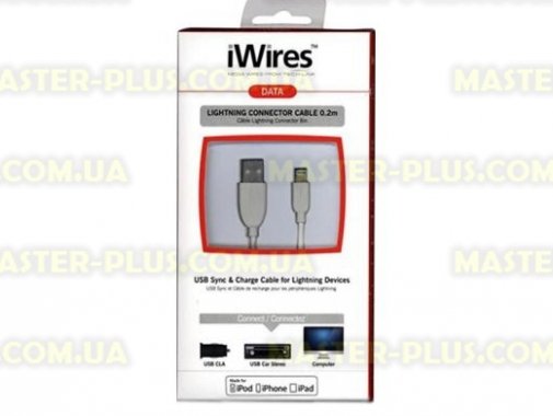 

Дата кабель Lighting to USB 0.2m Techlink (528730)