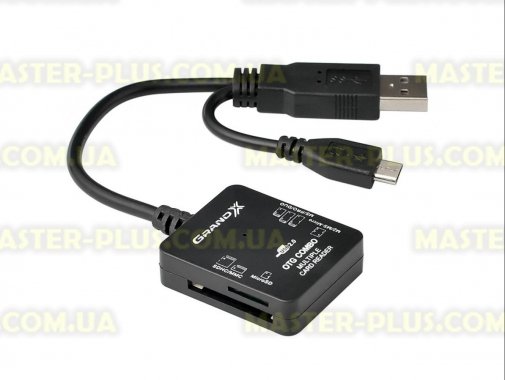 

Считыватель флеш-карт Grand-X CR-212OTG